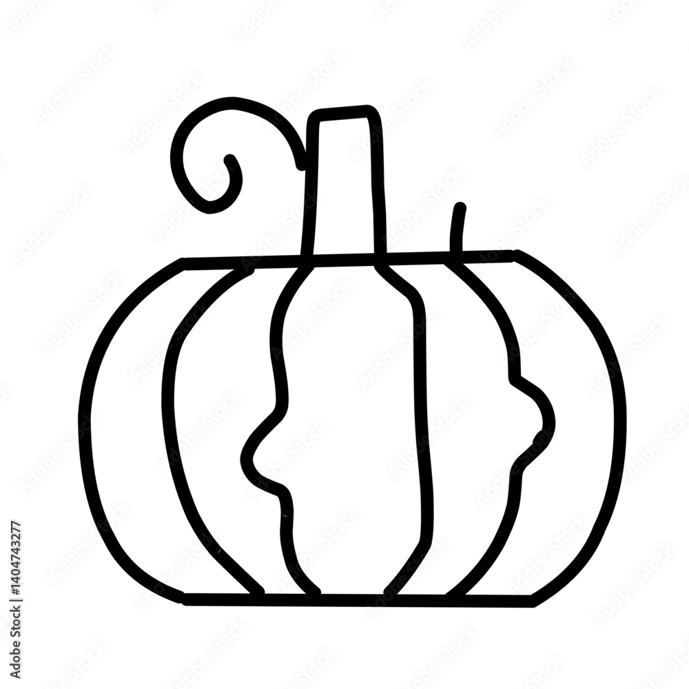 Set of vector line icon illustrations for Halloween Set of vector line icon illustrations for Halloween