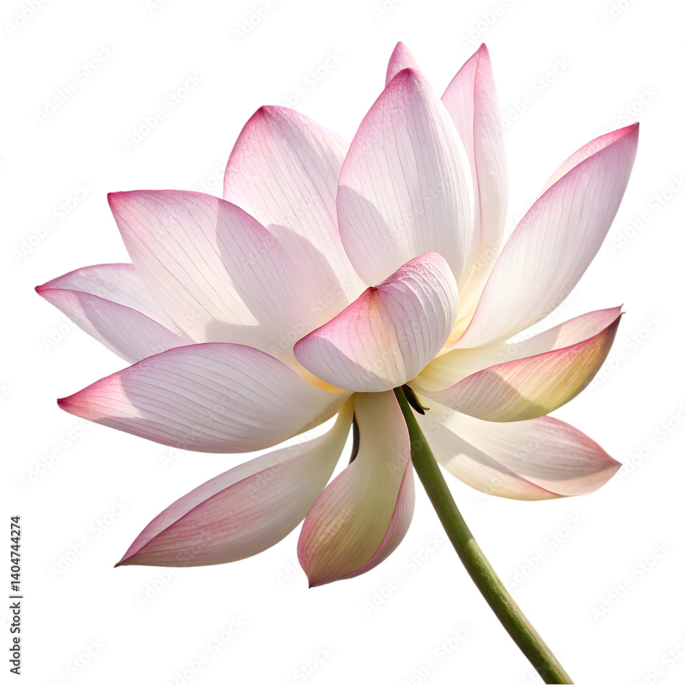 Pink Lotus Flower: Nature Image on transparent background Pink Lotus Flower: Nature Image on transparent background