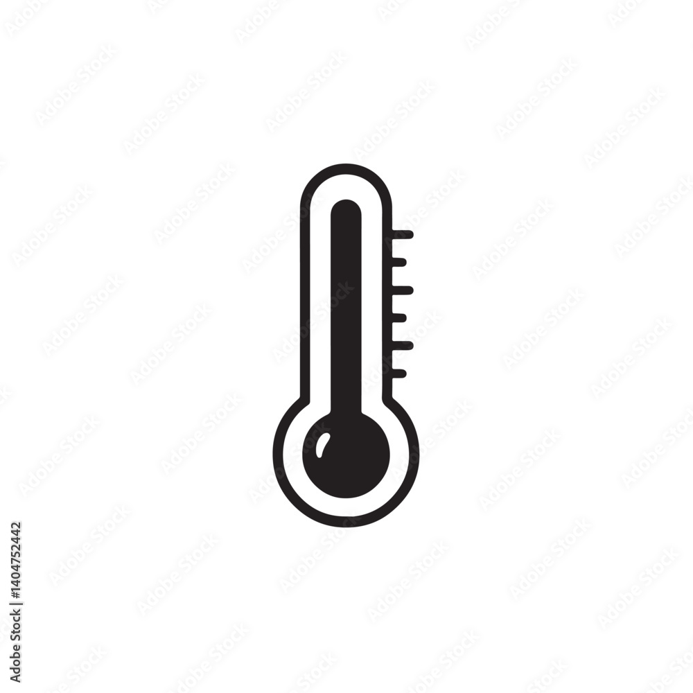 thermometer icon vector illustration thermometer icon vector illustration