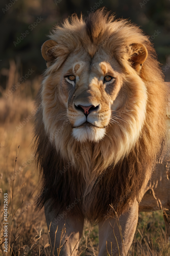 portrait of a lion portrait of a lion