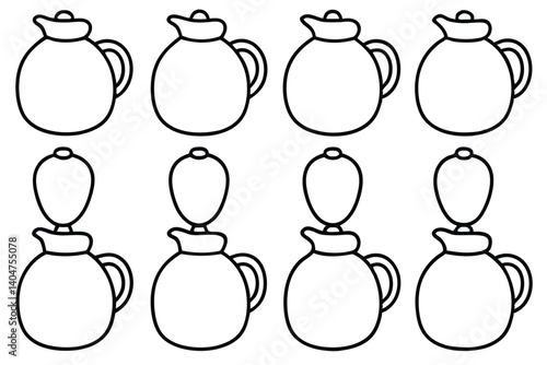 Adobe Illustrator Artworkapple cider jug line art farmhouse kitchen print