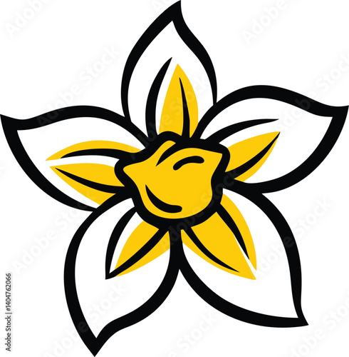 Wallflower, Waxflower, Windflower, Wisteria, Yellow Bell, Zephyranthes (Rain Lily), Snowdrop, Oxeye Daisy, Star Jasmine, Everlasting Daisy, flower logo icon