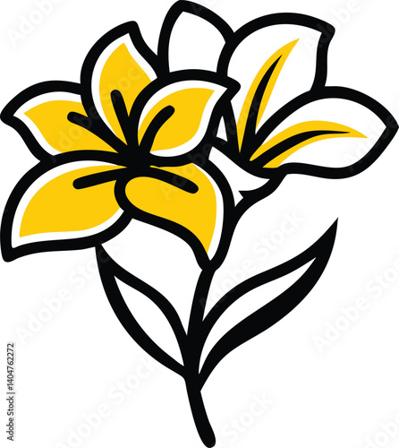 Wallflower, Waxflower, Windflower, Wisteria, Yellow Bell, Zephyranthes (Rain Lily), Snowdrop, Oxeye Daisy, Star Jasmine, Everlasting Daisy, flower logo icon