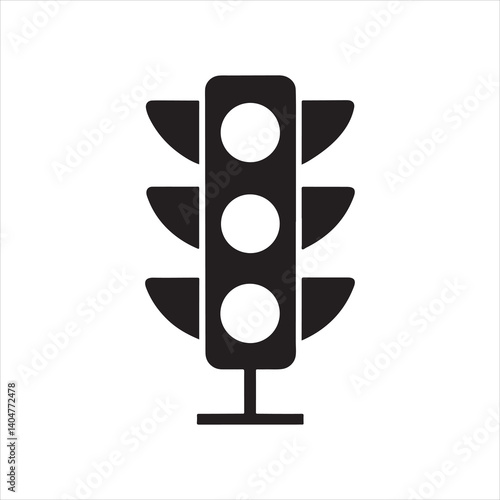 Traffic Light Icon Vector Illustration