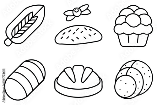 Adobe Illustrator ArtworkBakery production creative design line art concept