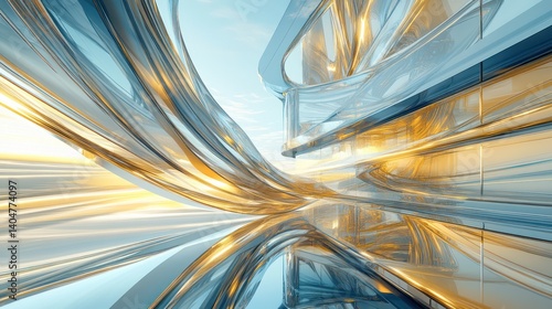 Multi-layered glass panels forming an abstract futuristic structure, ultra-detailed refractions bending light dynamically, high-resolution professional photography setup