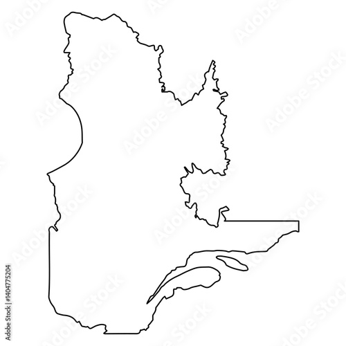 Quebec Outline, Distinctive...