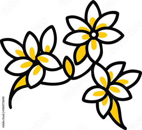 Wallflower, Waxflower, Windflower, Wisteria, Yellow Bell, Zephyranthes (Rain Lily), Snowdrop, Oxeye Daisy, Star Jasmine, Everlasting Daisy, flower, logo, icon, Milkweed, Narcissus, Oleander, Passionfl