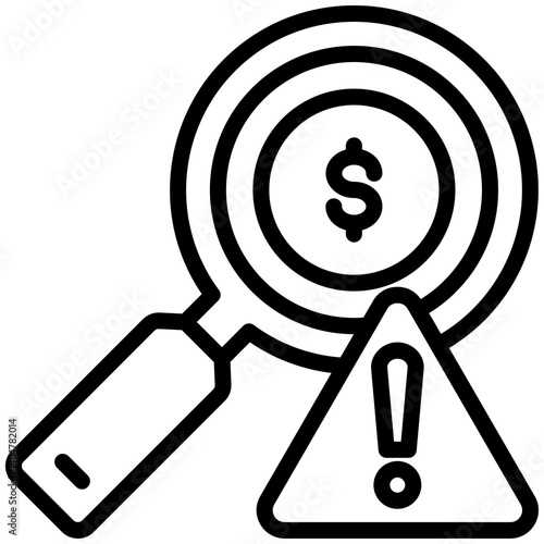 Search icon for dishonesty , website, application, printing, document, poster design, etc