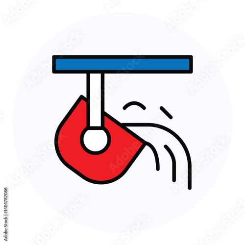 Metal Processing and Metallurgical Industry vector Icon design