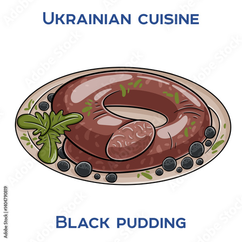 Krovyanka is a traditional Ukrainian sausage made from pig's blood, buckwheat, and spices, offering a rich and unique flavor.