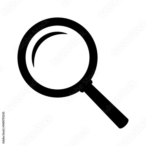 Search icon. Magnifying glass icon.