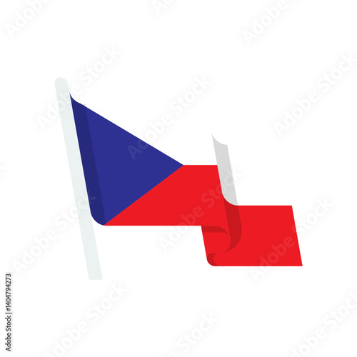 Wallpaper Mural National Czech Flag Color Icon Torontodigital.ca