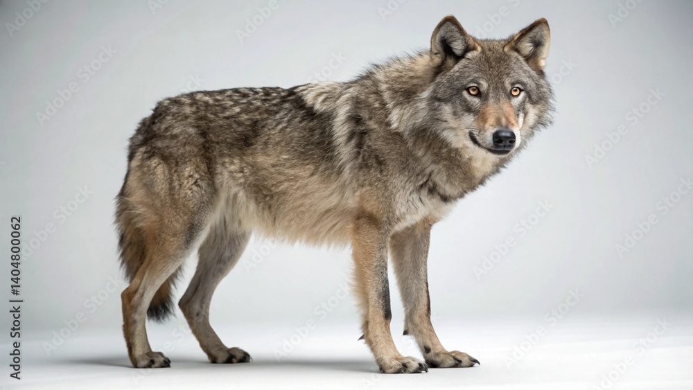 Apennine Wolf on studio background
Apennine Wolf on studio background