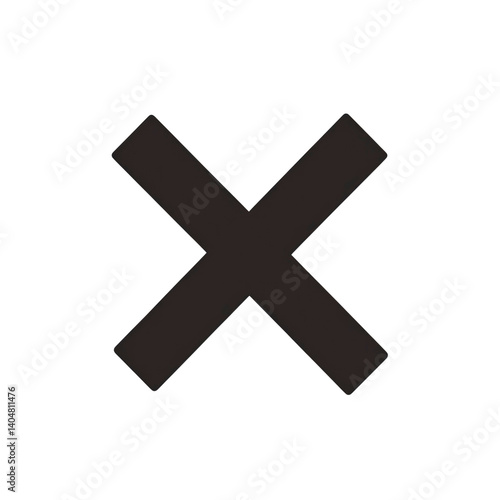 Dark Cross Symbol  Close, Cancel, or Delete Icon