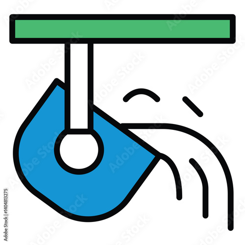 Steel and Metallurgical Engineering Line vector Icon design