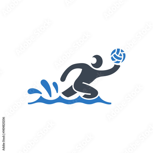 Water Polo Player Icon