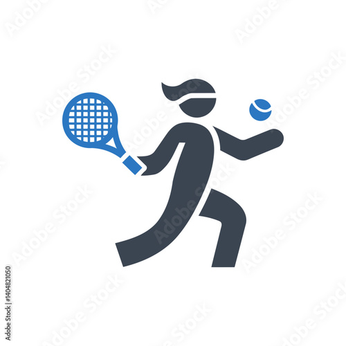 Tennis Player Icon