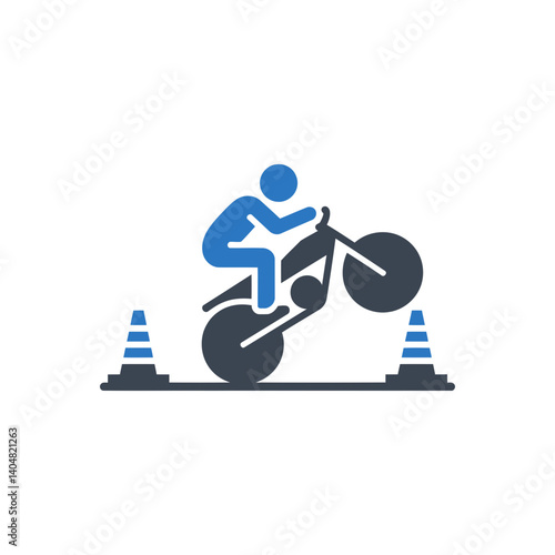 Motorcycle Stunt Icon