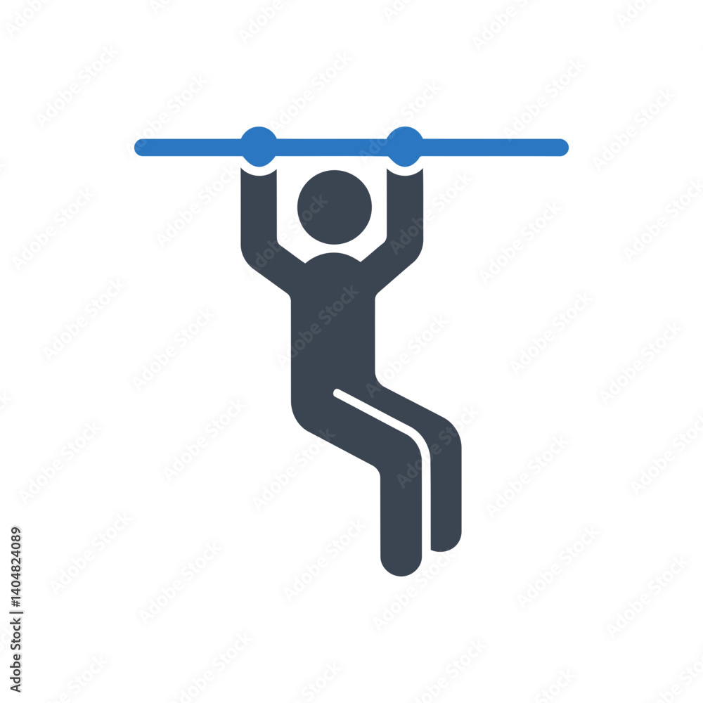 Hanging Pull-Up Icon Hanging Pull-Up Icon