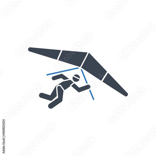 Hang Gliding Icon