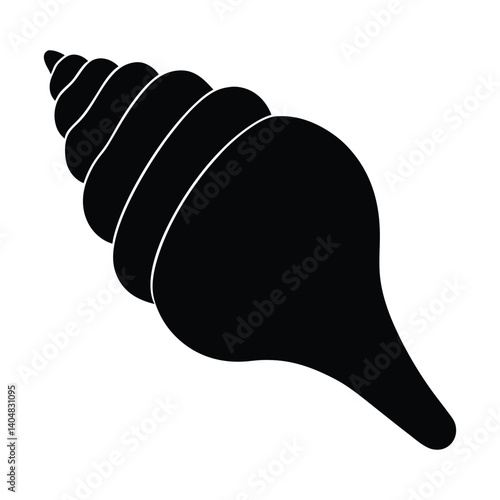 conch icon vector illustration beautiful animal.