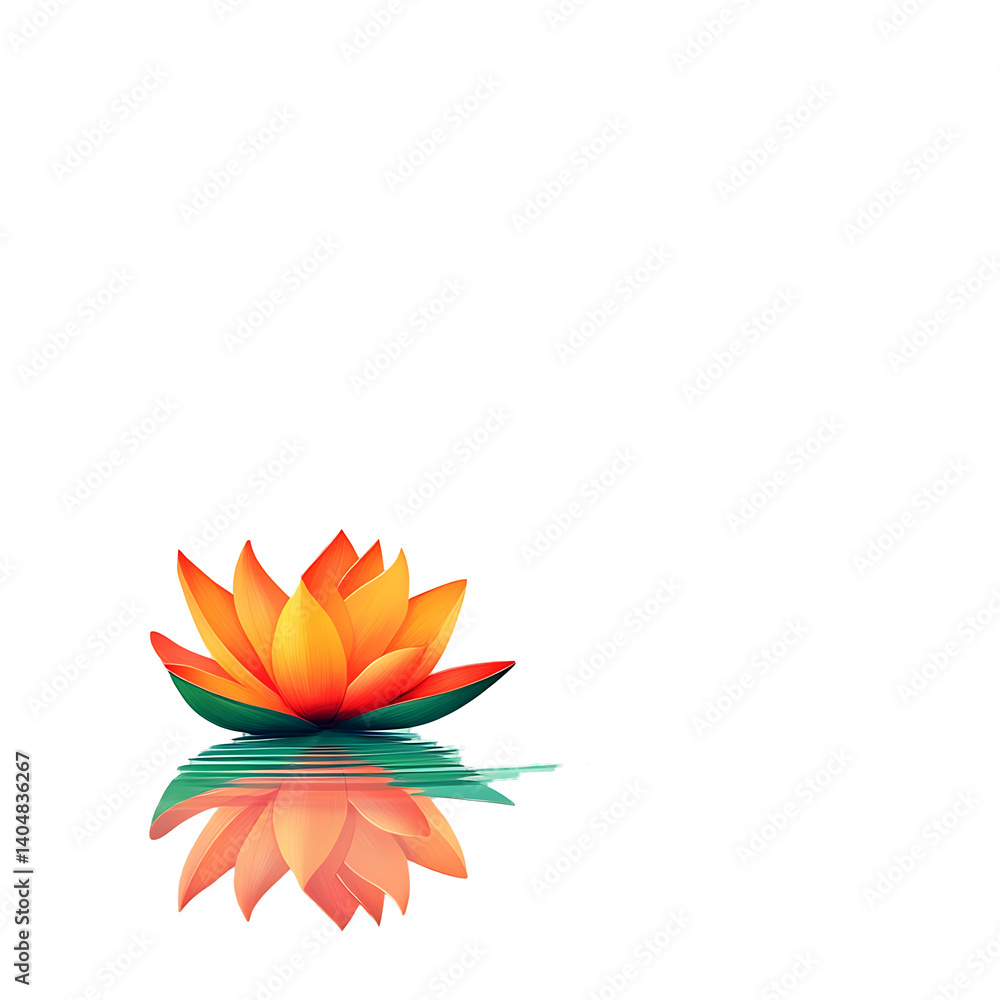 Lotus Diya Floating on Water Lotus Diya Floating on Water