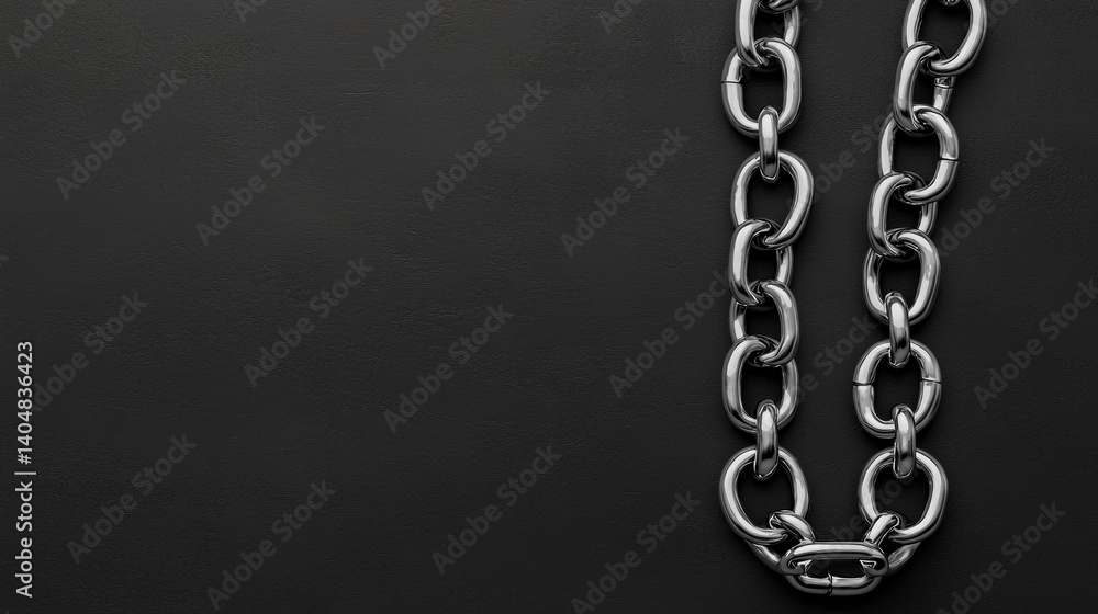 A silver chain necklace with a large central pendant. A silver chain necklace with a large central pendant.