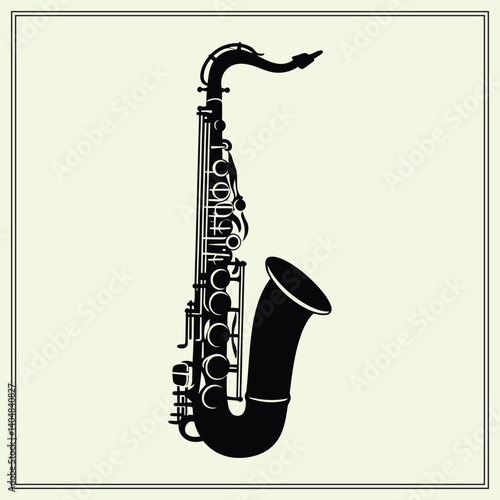 Saxophone Silhouette, Jazz Melody