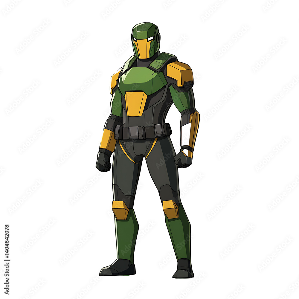 Futuristic Armored Hero Futuristic Armored Hero