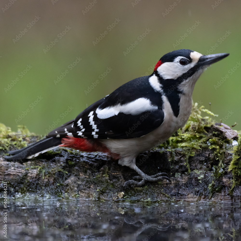 Fototapeta premium great spotted woodpecker
