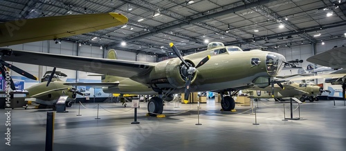Obraz na płótnie WWII plane in a museum w salonie
