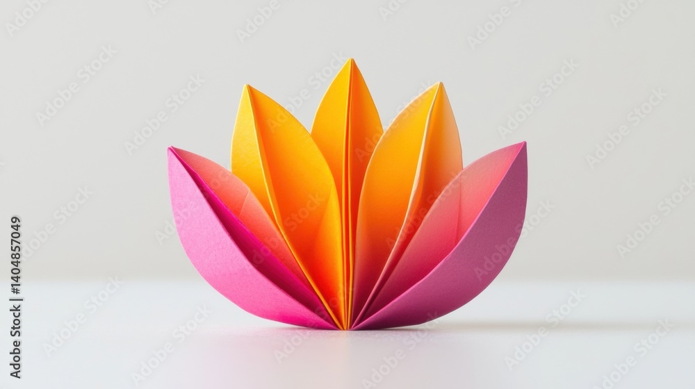 Fototapeta premium A Flower of Paper