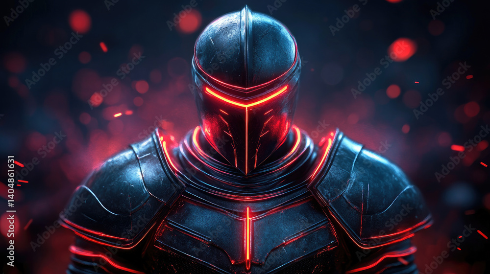 Epic battle of the armor clad knight in a glowing modern suit digital realm illustration futuristic environment dynamic viewpoint concept art Epic battle of the armor clad knight in a glowing modern suit digital realm illustration futuristic environment dynamic viewpoint concept art