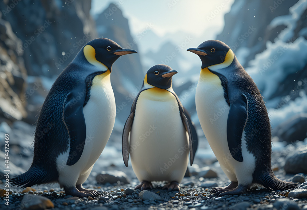 Fototapeta premium penguins