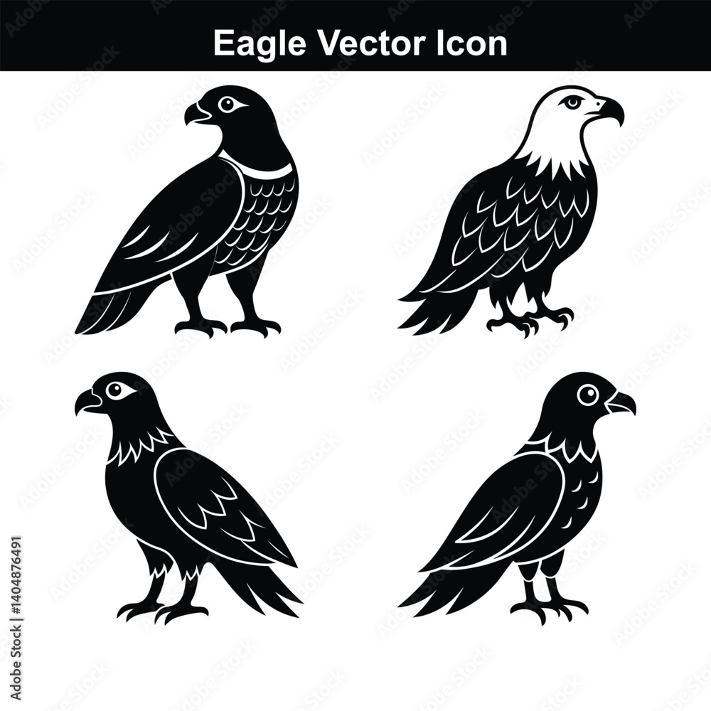 Fototapeta premium Cute cartoon vector illustration set of different birds like owl, sparrow, chicken, duck with wing and feather design elements for nature art.