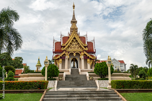 Foto Udon Thani, Thailand - 07.22.2023 - City Pillar Shrine