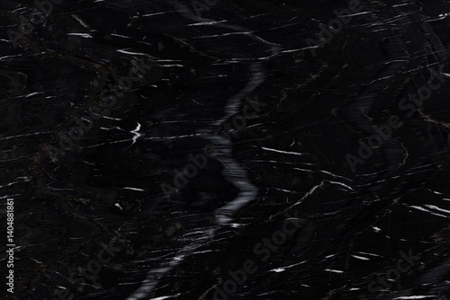 Obraz na płótnie Perfect Imperial Black - marble background, texture in awesome dark color for your strict design look. w salonie