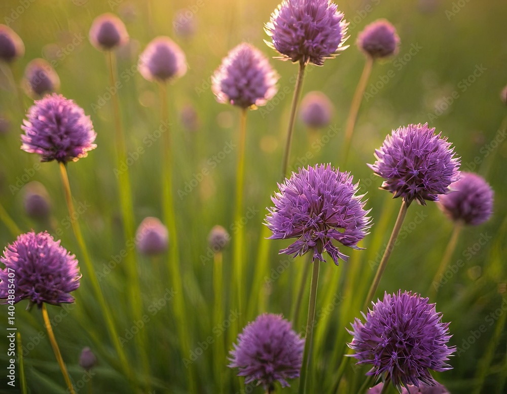 Obraz premium Close-up of pink flowering plants on field 1