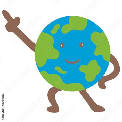 earth emotion cute cartoon illustrations