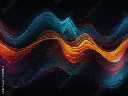 Obraz na płótnie abstract colorful wave background, abstract colorful wave, abstract colorful background, abstract background vector w salonie