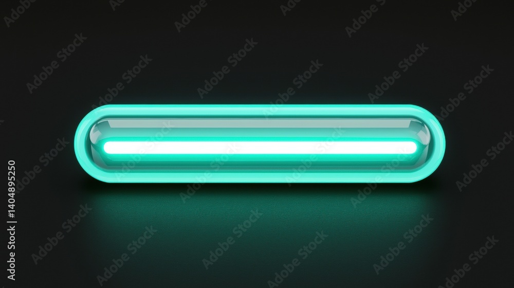 A neon sign with a blue background and white lines. A neon sign with a blue background and white lines.