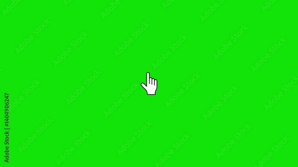 Mouse click green screen video 4k animated Mouse click green screen video 4k animated