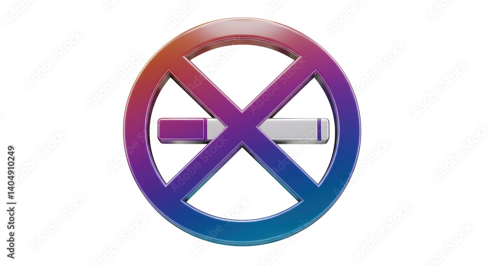 Isolated No Smoking Sign Isolated No Smoking Sign