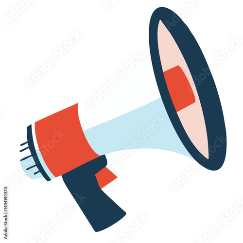 Bright and Colorful Megaphone for Announcement and Communication in Events, Demonstrations, and Public Speaking Engagements