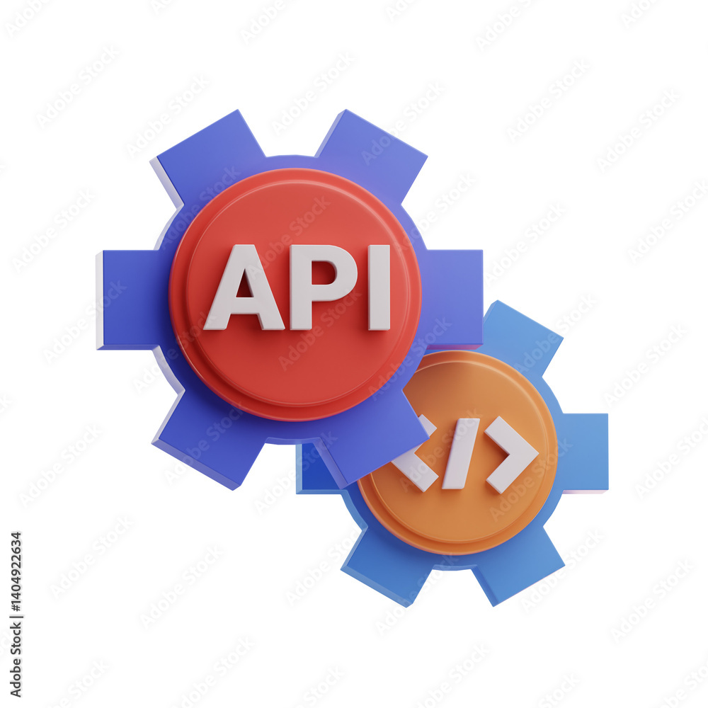 API Integration Icon Set API Integration Icon Set