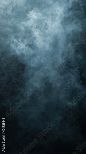 Deep matte black background with subtle mist-like overtones and smoky effect