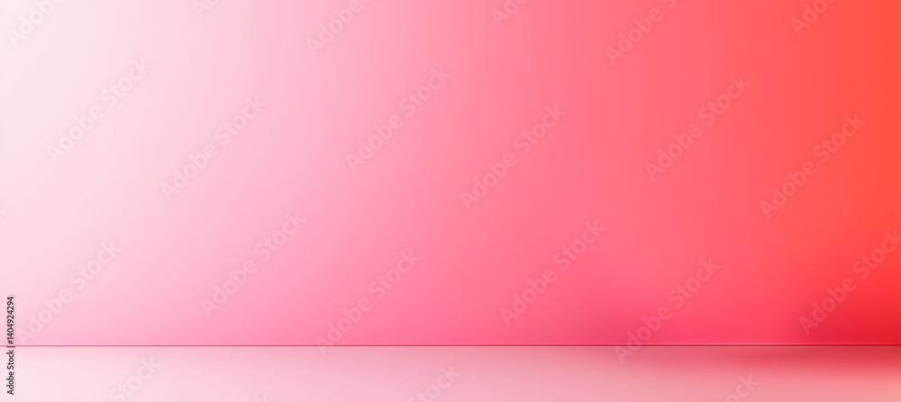 Fototapeta premium Pink gradient studio background space light bright