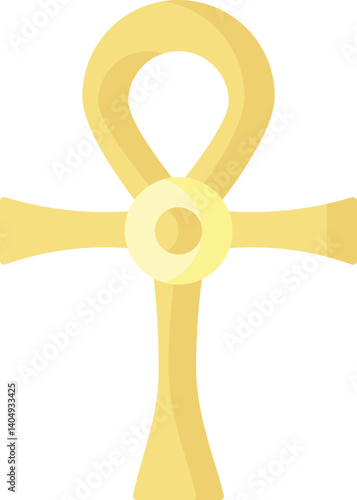ankh Illustration on a white background   