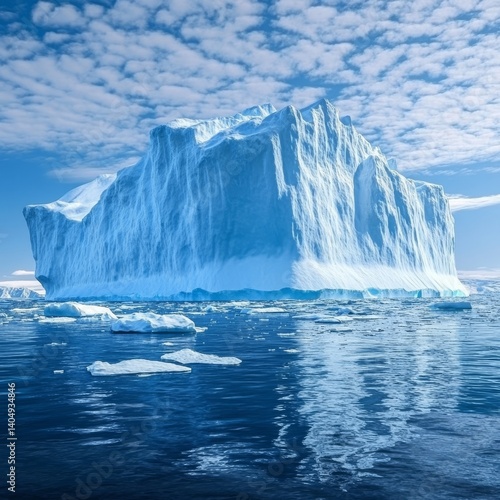Obraz na płótnie Polar regions have diverse icebergs. w salonie